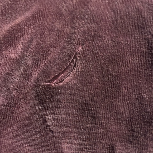 Nautica Velour Brown Quarter -Zip Pullover Sz M Mens - Picture 8 of 10